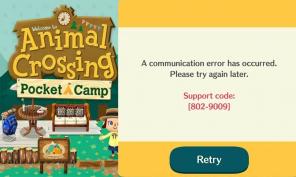 „Animal Crossing Pocket Camp“: kaip ištaisyti klaidos kodą 802-9009