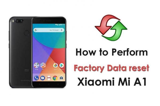 Tehaseandmete lähtestamine Xiaomi Mi A1-s