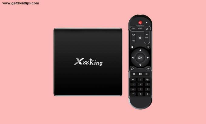 Põhipüsivara installimine seadmesse X88 King TV Box [Android 9.0]