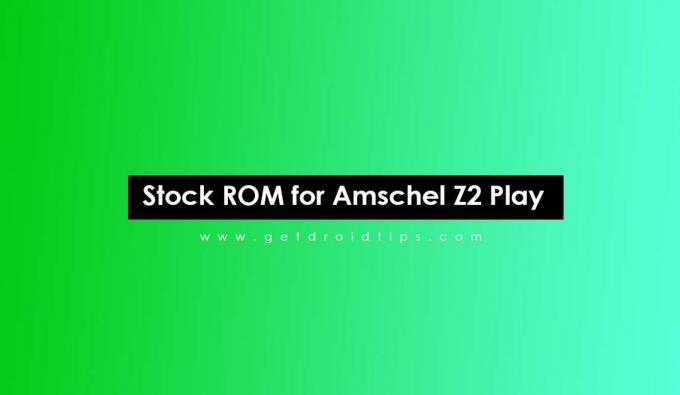 Sådan installeres lager-ROM på Amschel Z2 Play [Firmware Flash-fil]