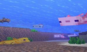 Minecraft: Kako ustvariti modri Axolotl z ukazi