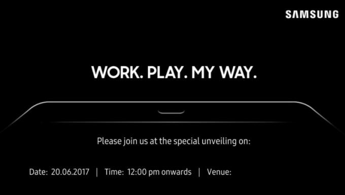 Invitație Samsung Galaxy Tab S3