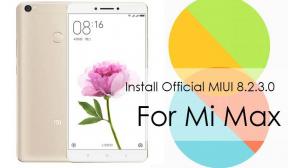 قم بتنزيل تثبيت MIUI 8.2.3.0 Global Stable ROM لـ Mi Max