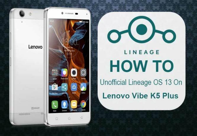 Mitteametlik Lineage OS 13 - Lenovo Vibe K5 Plus