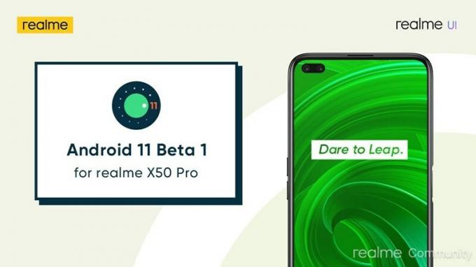 android 11 béta 1 realme x50 pro