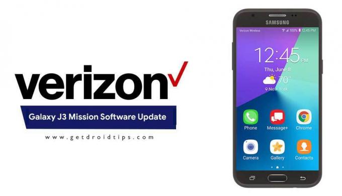Verizon Galaxy J3 missioon