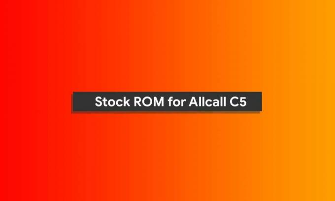 Ako nainštalovať Stock ROM na Allcall C5 [Firmware File and Unbrick]