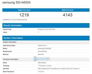 Η λίστα Samsung Galaxy A6 AT&T Edition GeekBench αποκαλύπτει ένα νέο chipset