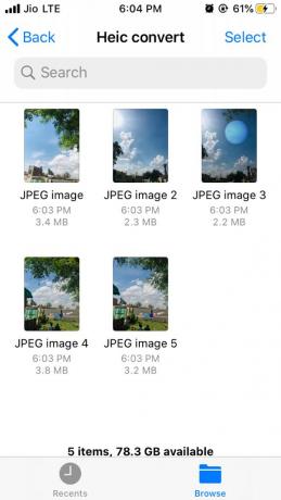 Konvertujte obrázky HEIC do formátu JPG