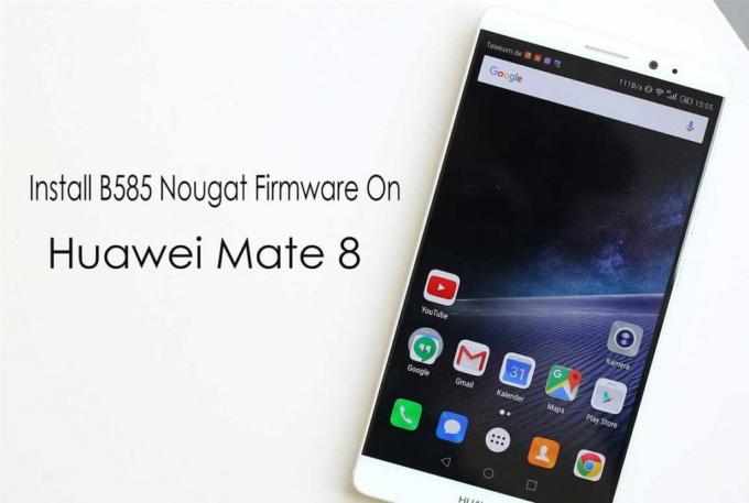 התקן את הקושחה B585 Nougat ב- Huawei Mate 8 NXT-L29 (אסיה, ניו זילנד)