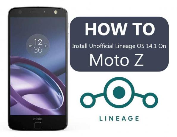 כיצד להתקין את מערכת ההפעלה הלא רשמית 14.1 על Moto Z 2016