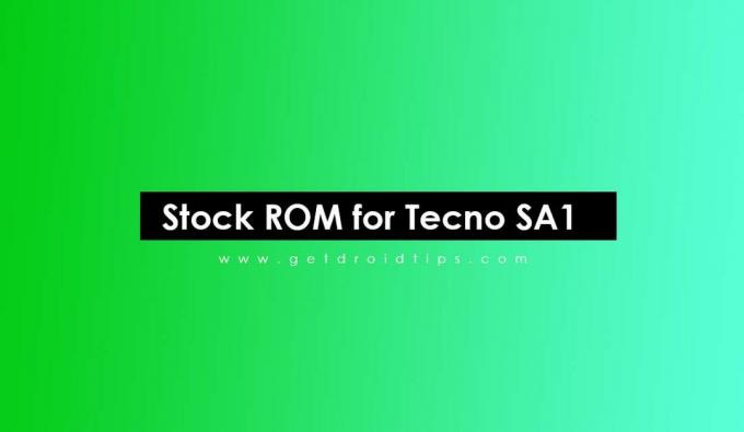 Stock ROM installeren op Tecno SA1 (S2) [Firmware Flash-bestand]