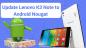Frissítse a Lenovo K3 Note alkalmazást Android Nougat-ra az AOSP 7.1-en keresztül