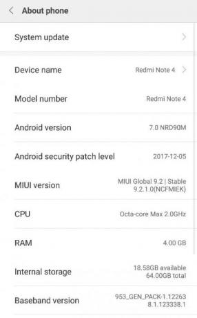 MIUI 9.2.1 „Global Stable ROM“
