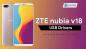 Download seneste ZTE nubia V18 USB-drivere og ADB Fastboot-værktøj