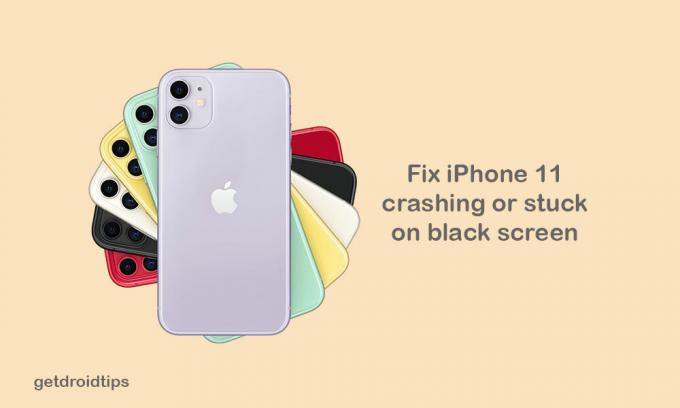 Mijn iPhone 11 crasht willekeurig en blijft hangen op een zwart scherm, hoe te repareren?