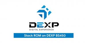 Stock ROM telepítése a DEXP BS450-re [Firmware File]