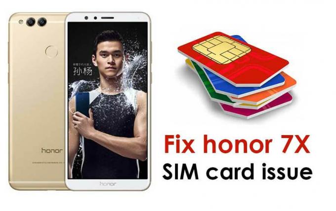 כיצד לתקן את הבעיה בכרטיס ה- SIM של Honor 7X (כרטיס ה- SIM אינו מזוהה) - נפתר