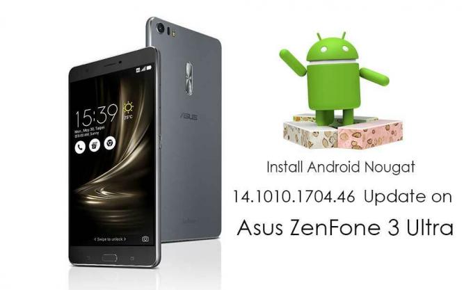 قم بتثبيت 14.1010.1704.46 تحديث Nougat لـ Asus ZenFone 3 Ultra ZU680KL