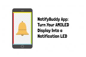 Utilice la pantalla AMOLED del teléfono inteligente como LED de notificación con NotifyBuddy