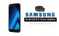 Prenesite posodobitev Samsung Galaxy A5 2017 za Android 8.0 Oreo
