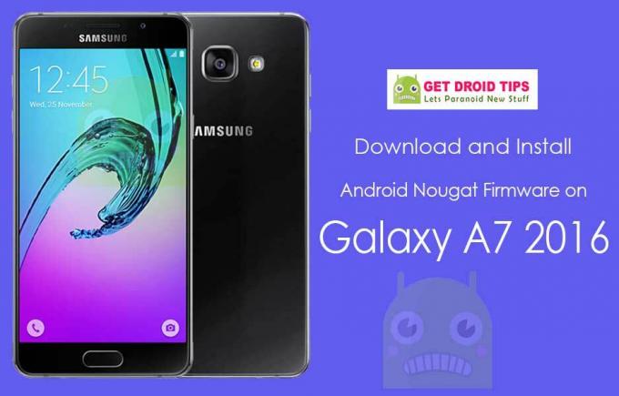 Installa il firmware A710FXXU2CQDC Nougat su Samsung Galaxy A7 2016