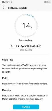 Unduh 9.1.0.139: Honor 9N March Security dengan dukungan VoWiFi (panggilan WiFi)