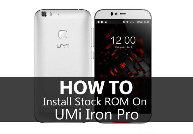 Sådan installeres officiel lager-ROM på UMi Iron Pro