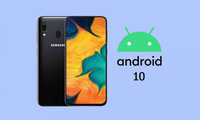 Download A305NKSU2BTC8: Galaxy A30 Android 10-update in Korea