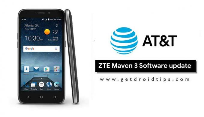 Actualizare Z835V2.0.0B10 noiembrie 2017 Securitate pentru AT&T ZTE Maven 3 (B10)