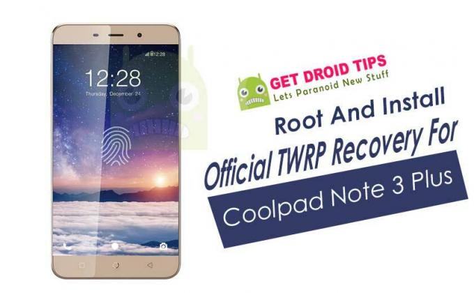 Kako iskorijeniti i instalirati TWRP Recovery na Coolpad Note 3 Plus