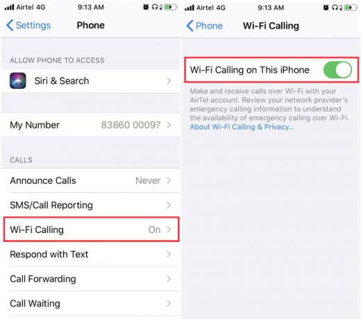 Activar llamadas por Wi-Fi en iPhone