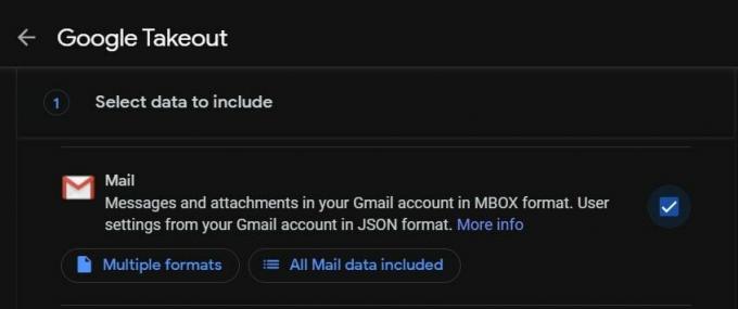 שמור נתוני כתובת Gmail