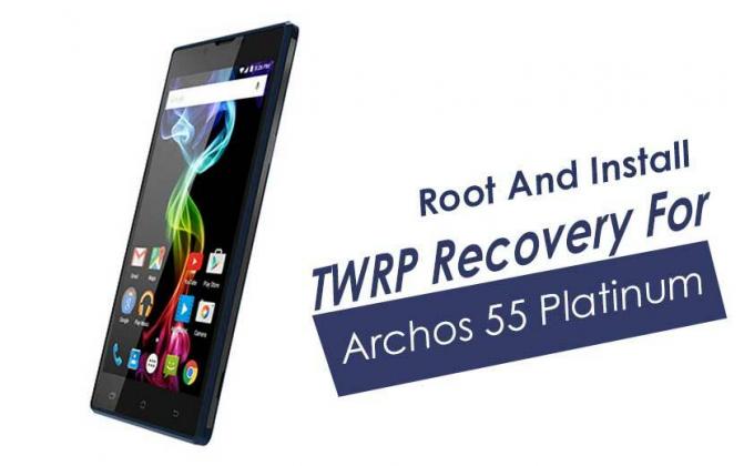 قم بعمل روت وتثبيت ريكفري TWRP غير رسمي على Archos 55 Platinum