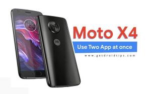 كيفية استخدام تطبيقين في وقت واحد باستخدام Moto X4