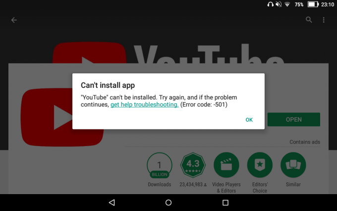 Je ne peux pas installer ou mettre à jour YouTube sur mon téléphone Android? Comment réparer?