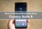 Kuidas eemaldada Bloatware Samsung Galaxy Note 8-st