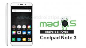 تحديث MadOS على Coolpad Note 3 Android 8.0 / 8.1 Oreo بناءً على AOSP (MT6753)