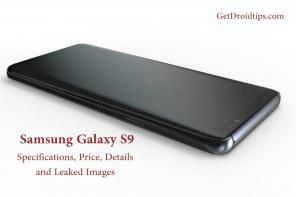 „Samsung Galaxy S9“ specifikacijos, kaina, išsami informacija ir nutekinti vaizdai