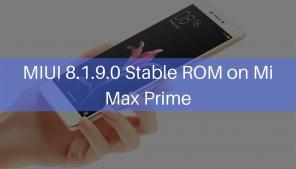 Stáhněte si a nainstalujte MIUI 8.1.9.0 Global Stable ROM na Mi Max Prime