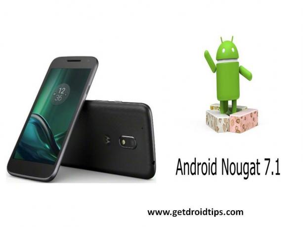 Moto G4 Play Android 7.1.1 Nougat-uppdatering