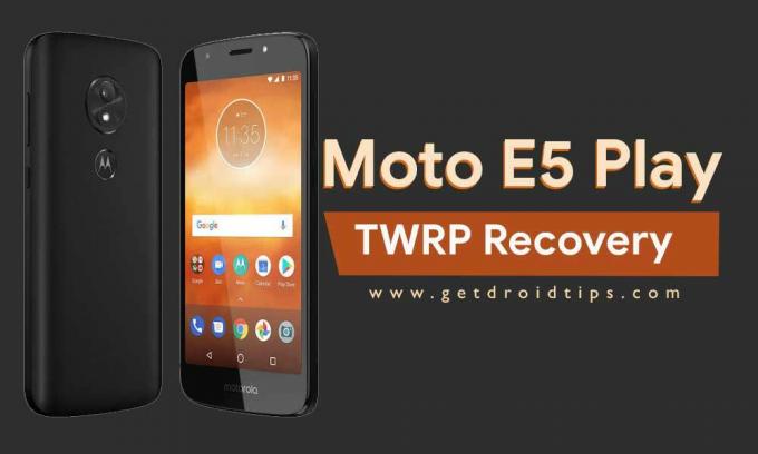 Sådan rodfæstes og installeres TWRP Recovery på Moto E5 Play [James]