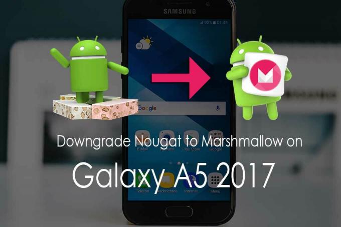 Så här nedgraderar du Galaxy A5 2017 från Android Nougat till Marshmallow (A520F)