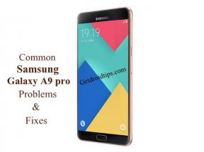 Vanlige problemer med Samsung Galaxy A9 pro