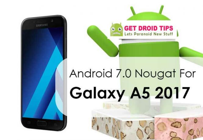 Ladda ner Installera A520WVLU1BQl1 Android 7.0 Nougat för Galaxy A5 2017 Kanada