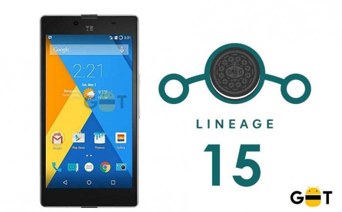 Lineage OS 15 voor YU Yuphoria