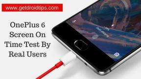 OnePlus 6 scherm-op-tijdtest door echte gebruikers