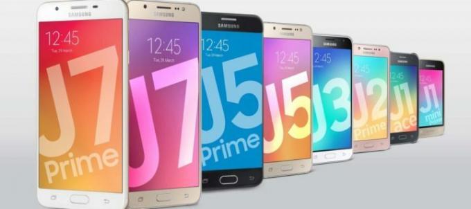 Samsung Galaxy J Series compatível com Android 9.0 Pie