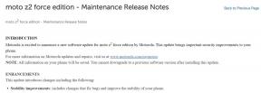 Descargar PPX29.159-24: actualización del software Moto Z2 Force con estabilidad y mejora