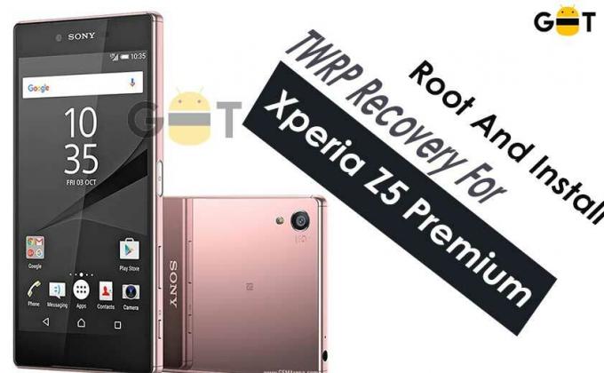 Hoe TWRP Recovery voor Sony Xperia Z5 Premium te rooten en te installeren